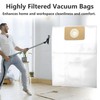 4 Pack Premium Central Vacuum Bags Compatible with Nuera Filtre