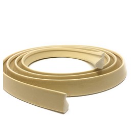 FLEXTRIM - #WM163 (CM163): 11/16" Thick x 1-3/8" Tall - 12' feet Long - Flexible Base Cap Molding