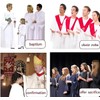 MyGradDay Unisex Matte choir robes for church Baptism Officiant Confirmation