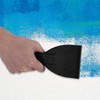 6 Pieces Black Plastic Scraper Tool Set, Wallpaper Scraper Plastic,