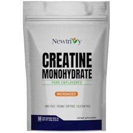 Creatina Monohidrato, Micronizada, Pura, Sin Sabor,280g (9.8oz)