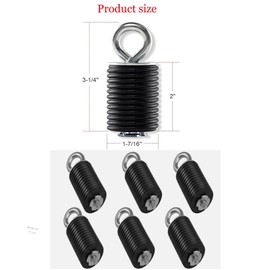 LALOCAPEYO 6-Piece Tie Down Anchor ATV Anchor Compatible with Polaris Ranger 1000 XP 900 XP 800 700 500 570 General 1000 Lock Mount Anchor Ranger Accessories with 1-7/16" Hole (1-7/16")