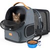 Morpilot Expandable Cat Carrier Backpack for Small Dogs & Cats