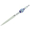 Glass Of Venice Murano Glass Letter Opener - Silver Blue