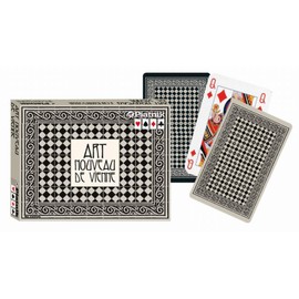 Piatnik 2331 - Kartenspiel "Art Nouveau De Vienne", 2 x 55 Blatt