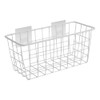Creative Wall Mounted Storage Basket with Sticky Hooks, Iron Hanging