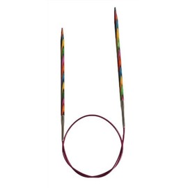 KnitPro KP20315 40 cm x 8 mm Symfonie Fixed Circular Needles, Multi-Color