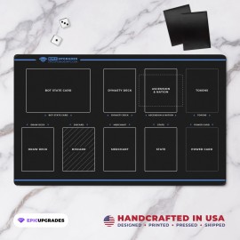 epic upgrades Solo Bot Zone Game Mat | 17"X11" Imperium Horizons Compatible Zones