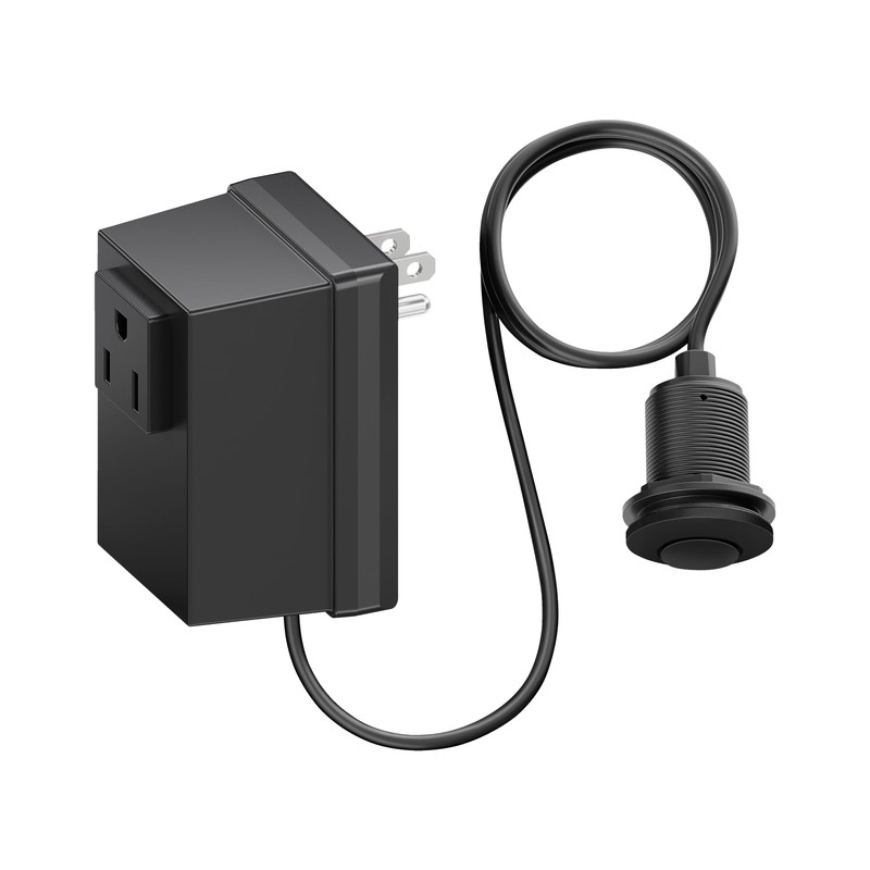 BLANCO 443155 Air Switch Kit for Garbage Disposal, Matte Black