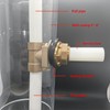 Brass Pitless Adapter For Submersible Well Pump 1-1/4" ",Fits Well