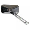 Moore Parts Manx Buggy Chrome Sideview Rectangular Mirror W/Aluminum Mount,