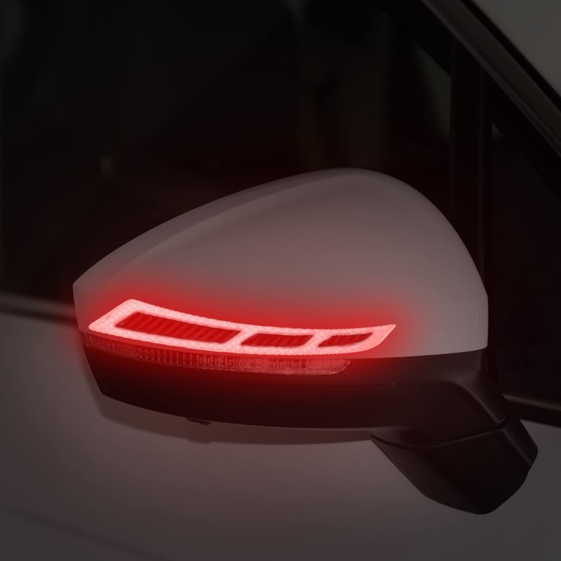 RUANTE Universal Car Reflective Stickers Super Reflective Bumper Wheel Eyebrow