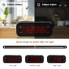 Timegyro Small Digital Clock Battery Operated, LED Travel Alarm Clock