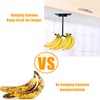 NNNJunhua 2 Pcs Self-Adhesive Banana Double Hooks Foldable Banana Double