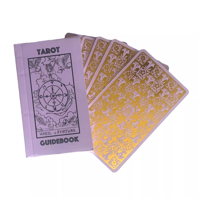 Lavender Tarot & Guide | Classic Tarot Design and Gold