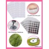 Noved Piedra Jade+ 150 Etiquetas Metalicas+21 Pares De Parche Guia