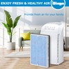 MSA3 Replacement Filter, Compatible with Membrane Solutions MSA3/MSA3S Air Purifier,【Upgraded】3-in-1