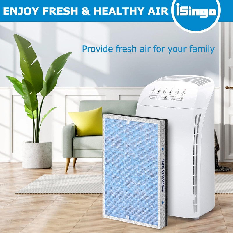 MSA3 Replacement Filter, Compatible with Membrane Solutions MSA3/MSA3S Air Purifier,【Upgraded】3-in-1