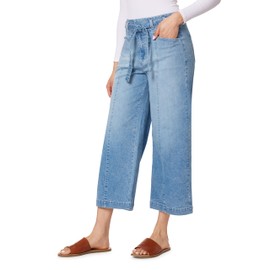 Angels Forever Young Women's Everflex Classic Belted Wide High-Rise Crops, Athens, 12