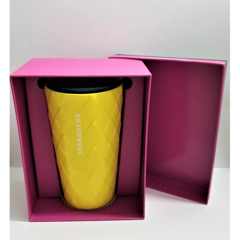 Starbucks Hawaii Collection Double Wall Ceramic 12oz Pineapple Tumbler
