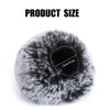 2 Pcs Wireless Lavalier Microphone Windproof Cover, Fluffy Cover, Interview