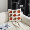 TAJWE Fall Pillow Covers 18x18 Inch Set of 2 Pumpkins