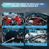 GSNIZ 13028-6N20A Engine Timing Chain Repair Kit Compatible with Nissan
