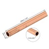 sourcing map Copper Round Tube 9mm OD 1mm Wall Thickness