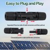 YALIOURS Solar Plug Set, 16 Pairs Solar Panel Plugs with