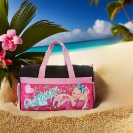 Ruz Jojo Siwa Girl's 18 inches Carry-On Duffel Bag Dance Fun Print