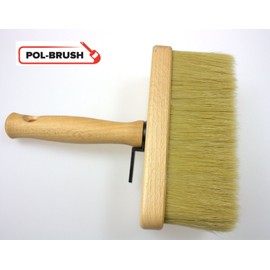 POL-BRUSH Wallpaper Paste Brush (6,7"x2,36"|170x60mm) - Masonry Paint Brush - Professional Paste Block Brush - Multipurpose Large Paint Brush - Good for Ceiling Paint, Fence, Shed, and Decking