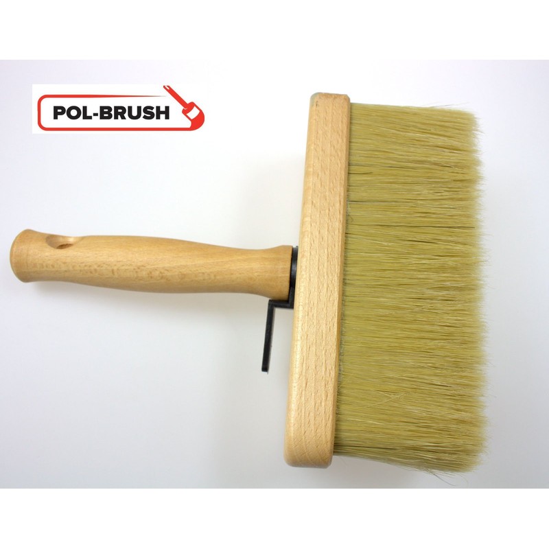 POL-BRUSH Wallpaper Paste Brush (6,7"x2,36"|170x60mm) - Masonry Paint Brush -