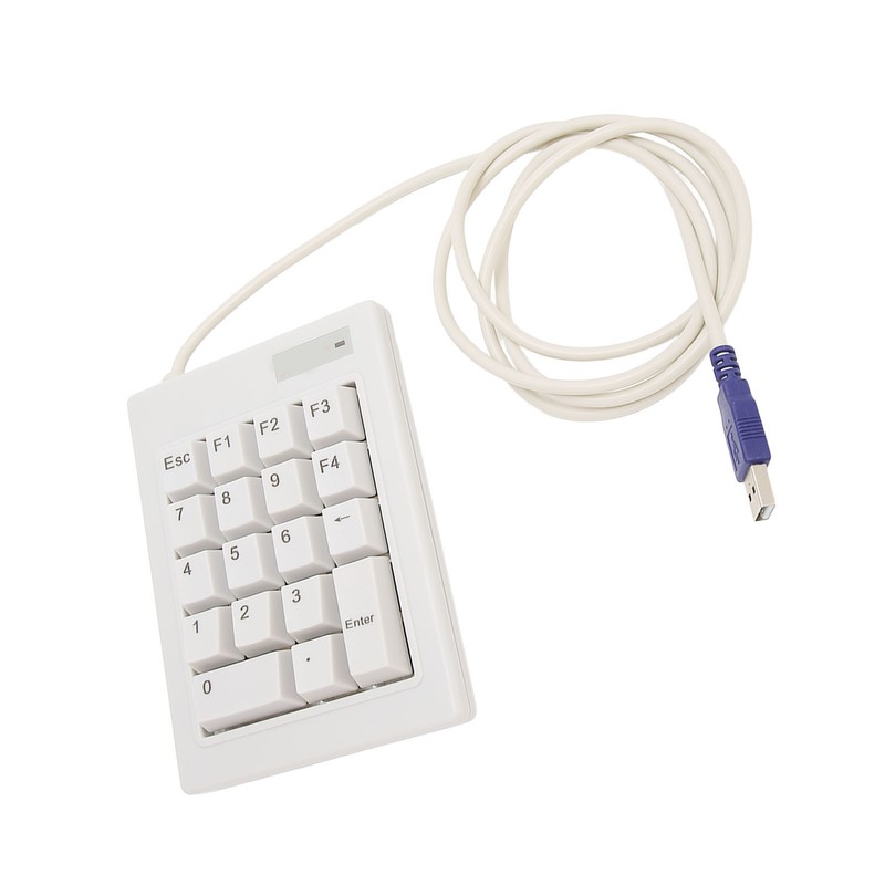 Mechanical Numpad Wired 18 Keys Linear Action Switch ABS Plug