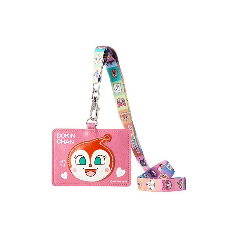 [イトウサンギョウ] アンパンマン ネックストラップ゜付きパスケース AND-1800 ドキンちゃん