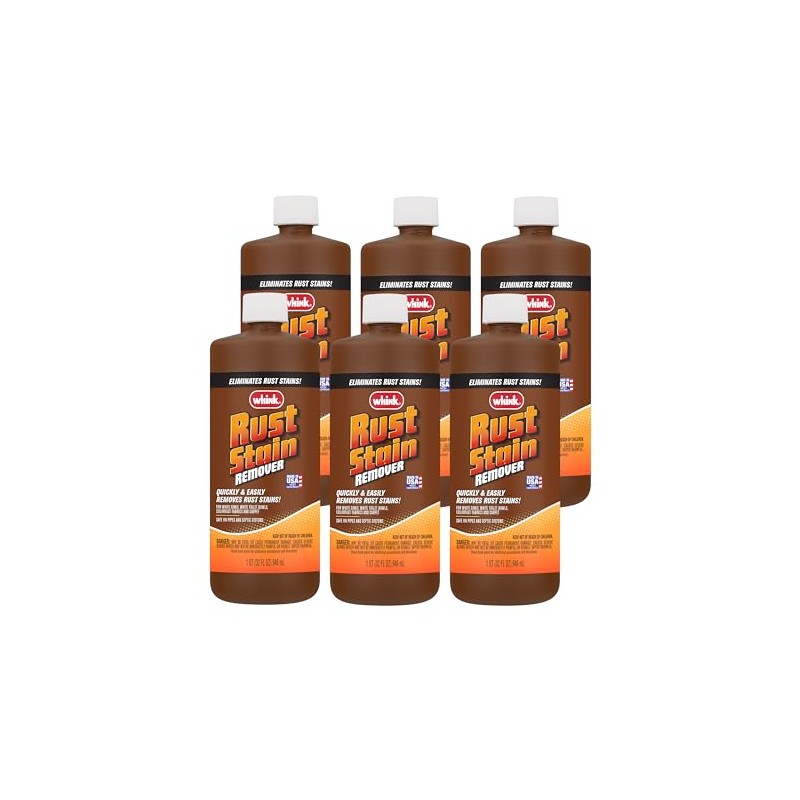 Whink 1232-6PK Rust Stain Remover, 32 oz, 6 Pack