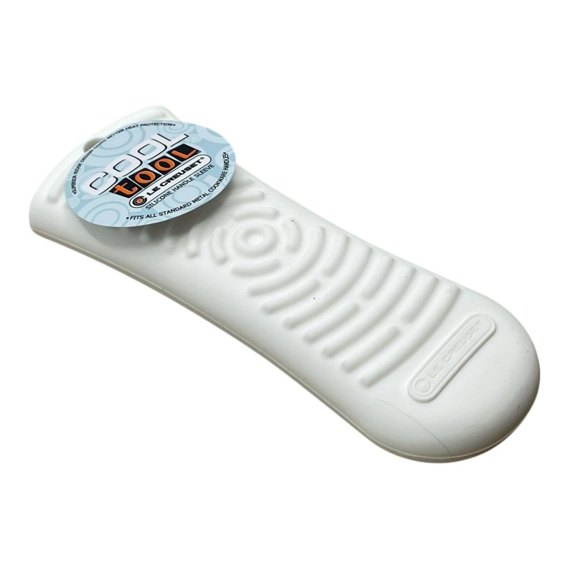 Le Creuset Cool Tool Silicone Sleeve Handle White New