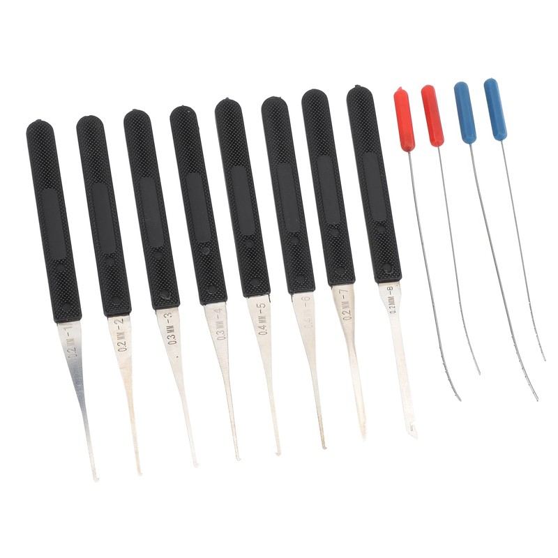 12 Pcs Broken Key Puller Set, 0.2-0.4mm Tap Puller Set,