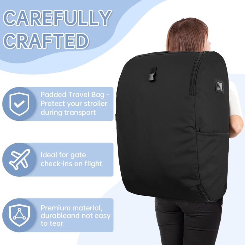 WELIDAY Padded Car Seat Travel Bag Compatible with Doona, Infant