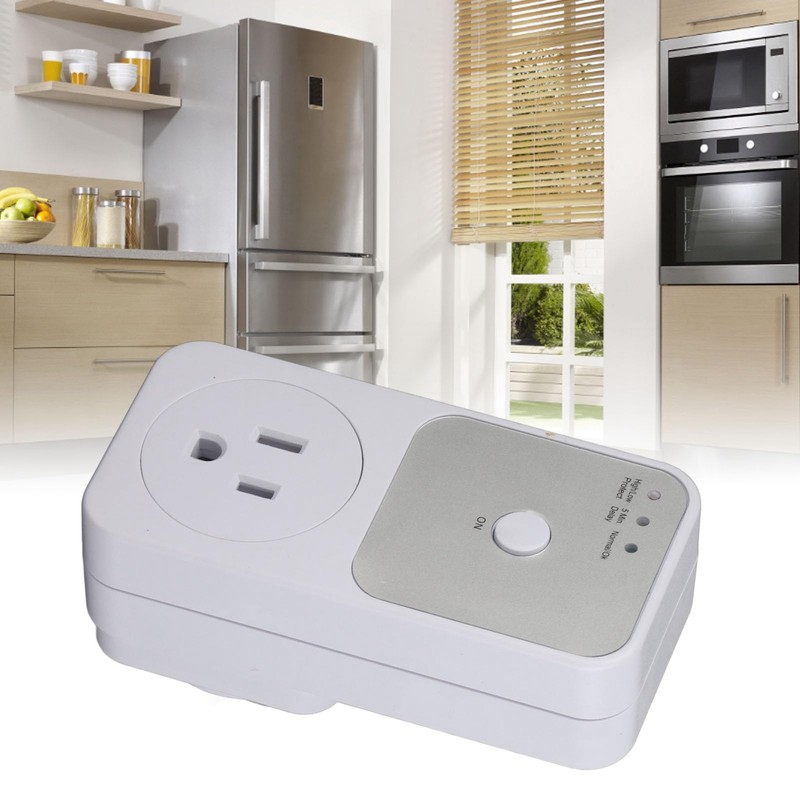 Walfront - Protector de Voltaje Eléctrico para Refrigerador Enchufe de