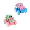 4pcs Pull Back Car Toys Cartoon Q Version Alloy Vehicle