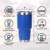 Muka 30 Oz. Stainless Steel Tumbler, Durable Powder Coated Insulated