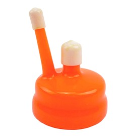 Twin Bubble Airlock with Universal Orange Carboy Cap