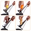 Cone Cheese Grater with Handle Stainless Steel Grater Triple Function
