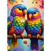 GDYEEH Parrots Diamond Painting Adults, 5D Lovers Diamond Art Pictures