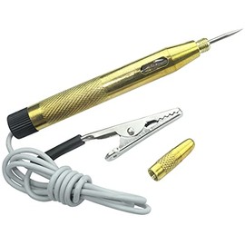 AERZETIX - C51108 - Voltage Tester Electric Current - 6V-12V-24V - Length 80 cm - with Bulb - for Car Vehicle Truck Motorcycle