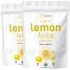 Micro Ingredients Organic Lemon Juice Powder 2 Pack | Cold-Pressed