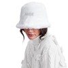 xo, Fetti Bachelorette Party Decorations White Bride Fur Bucket Hat