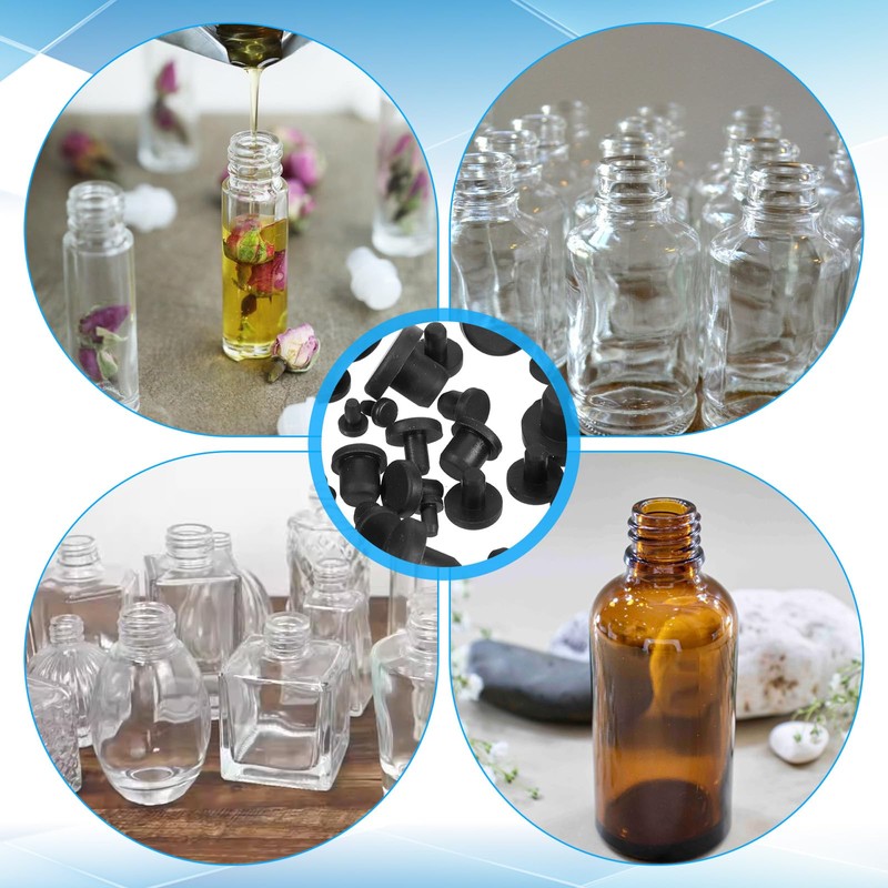 50 PCS Silicone Rubber Hole Plugs 1/8" 3/16" 1/4" 5/16"