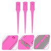 IWOWHERO 3Pcs Double Sided Haircut Combs Professional Hair Thinning Cutting