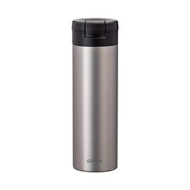 Atlas SPARX SPARX ASOC-560SMT Carbonated Bottle, Cold Insulated, Stainless Steel, 19.9 fl oz (560 ml), Silver Mat, Carbonated Drinks, Highball, Vacuum Insulated
